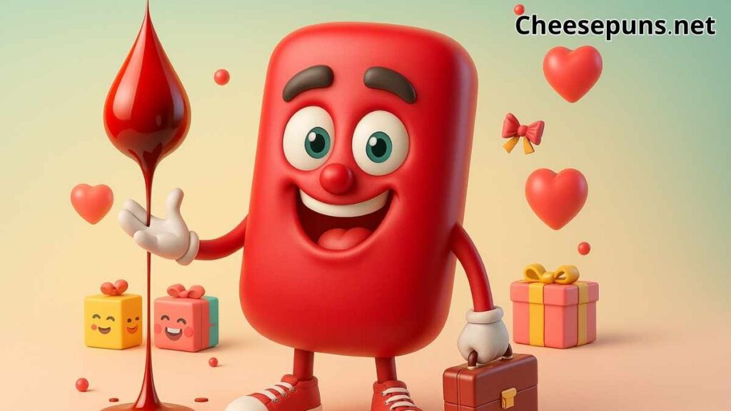 So grab your favorite snack and get comfortable. It’s time for 200+ blood puns and jokes that will leave you in stitches! 🩸 Let’s get this pun-derful party started! 🎉
